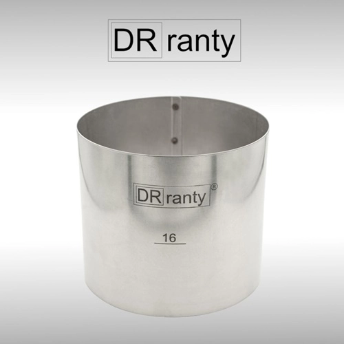 Opaska rant stały obręcz do tortu ciasta forma średnica 16cm wysokość 14cm Dorosiowe Ranty